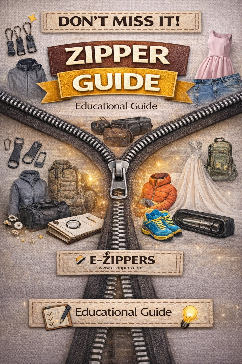 Zipper Guide – Which Zipper Goes Where | E-Fermuar